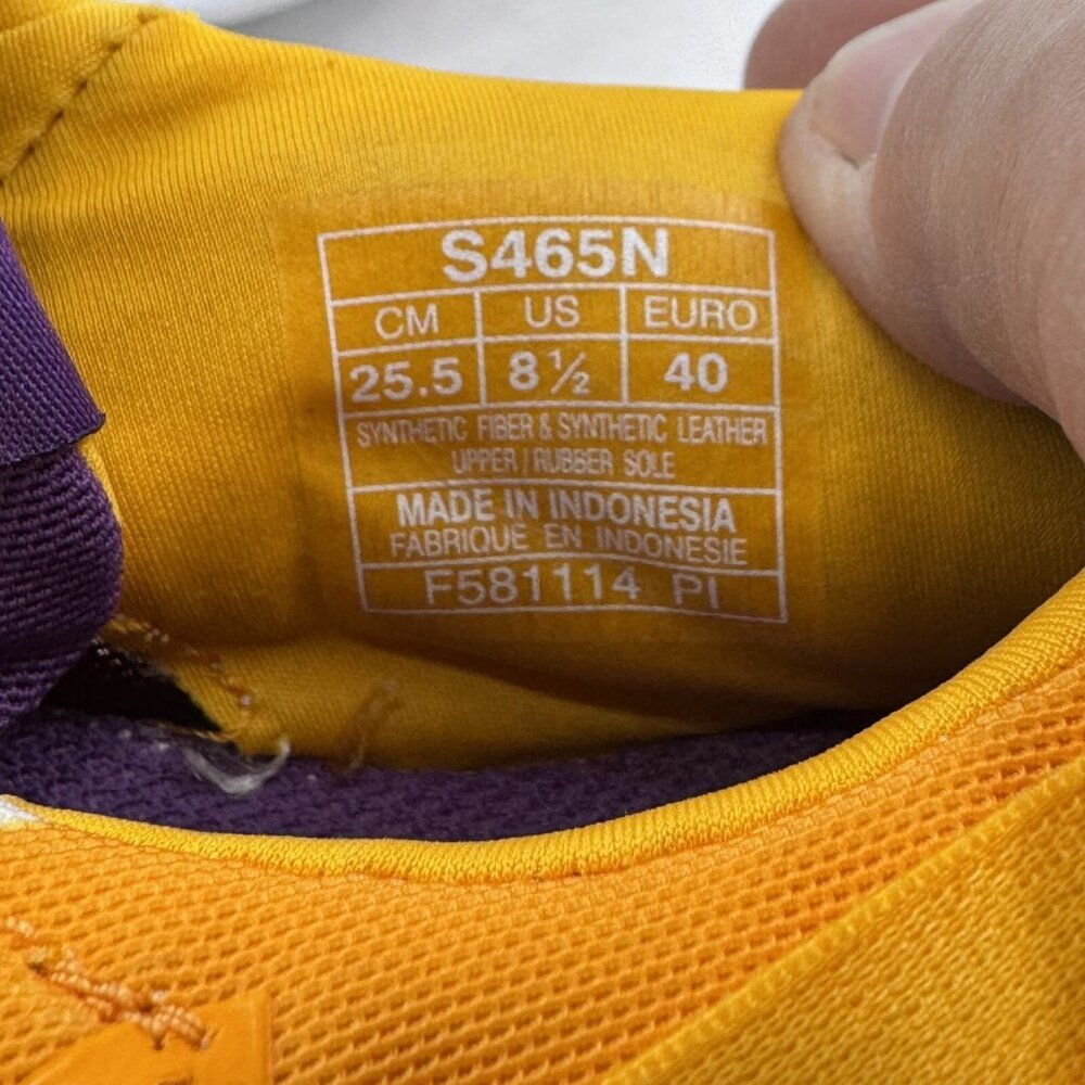 Asics Womens Size 8.5 Purple Orange Sana Athletic Running Shoes Lace Up S465N - Picture 10 of 13